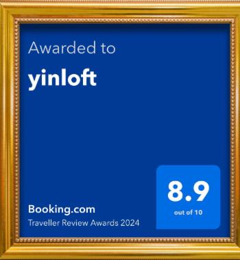 Prix Booking.com Traveller Review Awards 2024 décerné au yinloft, note 8,9 sur 10